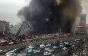 سازمان آتش‌نشانی تهران: آتش نشانان مشغول عملیات مهار هستند