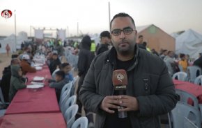 نتساريم تقيم إفطارا جماعيا بعد أن كانت ثكنة عسكرية للإحتلال!