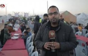 گزارش العالم از برگزاری افطار گروهی در غزه  