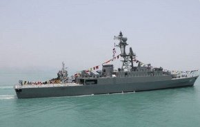 حضور ناوشکن دنا در رژه رزمایش دریایی میلان در هند