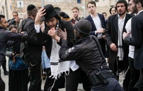 تظاهرات یهودی های حریدی علیه کابینه نتانیاهو+فیلم