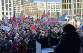 تظاهرات گسترده مردم آلمان علیه ترامپ  

