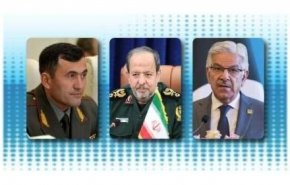 سرپرست وزارت دفاع با وزرای دفاع پاکستان و تاجیکستان گفت‌وگو کرد
