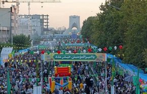 مهمونی ۱۰ کیلومتری غدیر در تهران آغاز شد
