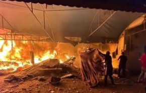 بمباران چادرهای آوارگان فلسطینی در جنوب نوار غزه