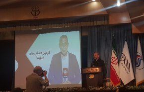 مراسم یادبود شهید حسام زیدان خبرنگار شبکه العالم در صداوسیما برگزار شد