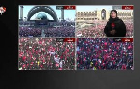 گزارش العالم از مراسم تشییع؛ پیکر مطهر پدر بر دوش ملت