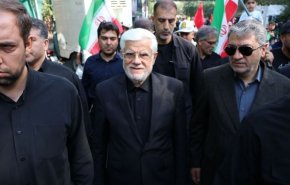 حضور معاون اول رئیس‌جمهور در مراسم وداع با آقای شهید ایران