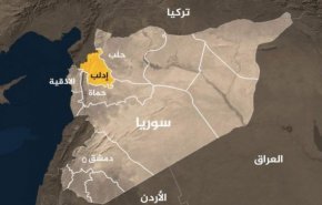 وقوع انفجار مهیب در استان ادلب سوریه هم‌زمان با پرواز پهپادها
