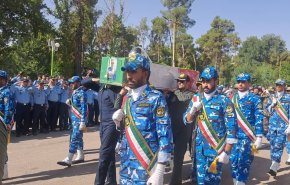 استقبال باشکوه شیراز از پیکر خلبان شهید عملیات ضدآمریکایی پایگاه العدید