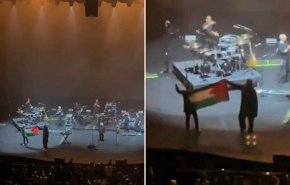 ساز ناکوک سنگاپور برای گروه موسیقی انگلیسی به دلیل برافراشتن پرچم فلسطین 