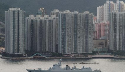 ناو هواپیمابر چین در هنگ کنگ‎ | تصاویر