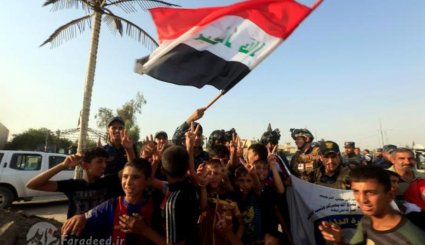 جشن پیروزی عراقی‌ها در موصل
