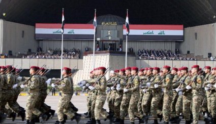 رژۀ نیروهای مسلح عراق در جشن آزادی کامل موصل +عکس