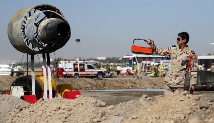 مانور کامل طرح اضطراری فرودگاه بین‌المللی اصفهان/ تصاویر