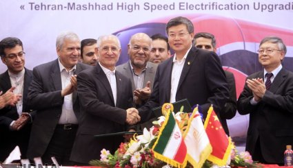 پروژه برقی سازی راه آهن تهران - مشهد در تهران
