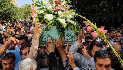 مراسم تشییع پیکر دو شهید گمنام در هادیشهر
