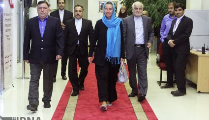 تصاویر ورود مسئول سیاست خارجی اتحادیه اروپا به تهران