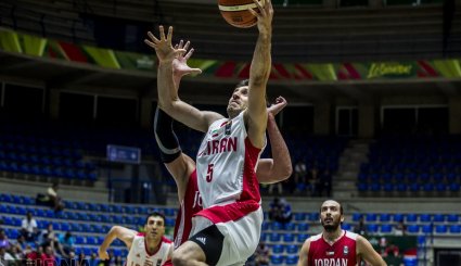 مسابقات کاپ آسیا / دیدار تیمهای ملی بسکتبال ایران و اردن / تصاویر