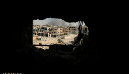 درگیری‌ با داعش در شهر رقه سوریه