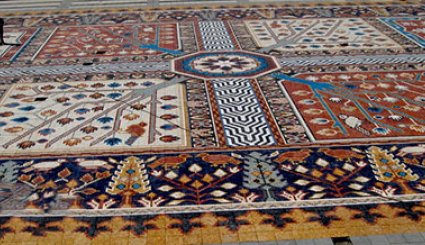 بزرگترین و زیباترین فرش سنگی جهان در تبریز