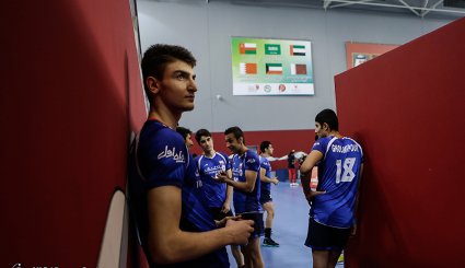 دیدار تیم‌های والیبال ایران و چین در مسابقات قهرمانی نوجوانان جهان
