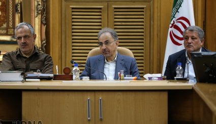 دیدار محمد علی نجفی با مدیران شهرداری و اعضاء شورای شهر تهران. تصاویر
