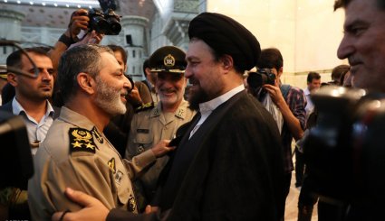 تجدید میثاق فرمانده کل ارتش با آرمانهای امام خمینی (ره) | تصاویر
