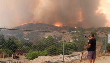 آتش سوزی گسترده در جنگل‌های کالیفرنیا