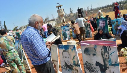 گلزار شهدای شیعه سوری در حلب