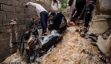 خسارات ناشی از سیل در استان گیلان + تصاویر