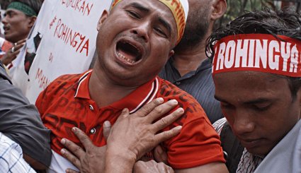 تظاهرات علیه کشتار مسلمانان روهینگیا‎
