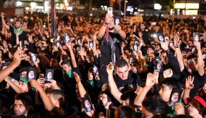 مراسم شب عاشورای حسینی در بیروت