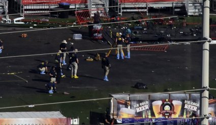 محل کشتار مردم لاس وگاس در حادثه تیراندازی آمریکا + تصاویر