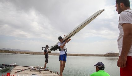 ورزش های آبی در سد امند تبریز
