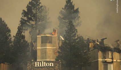 آتش سوزی گسترده در کالیفورنیا
