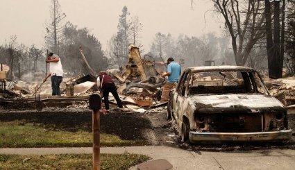 آتش سوزی گسترده در کالیفورنیا
