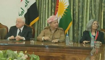 بالصور .. ‏جانب من اجتماع الحزبين الرئيسيين في شمال العراق بحضور معصوم وبارزاني