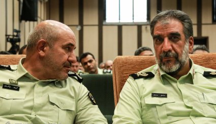 مراسم تودیع سردار محمدیان رئیس پلیس آگاهی تهران بزرگ
