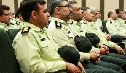 مراسم تودیع سردار محمدیان رئیس پلیس آگاهی تهران بزرگ
