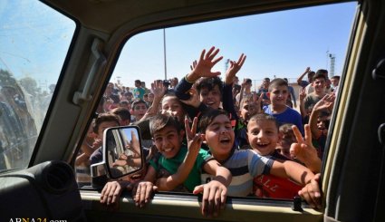 استقبال مردم کرکوک از نیروهای نظامی عراق