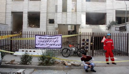 مرگ سه کارگر ساختمانی در پی ریزش آوار در مشهد‎ + تصاویر