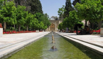 حديقة جهان نما التاريخية في مدينة شيراز،ايران 