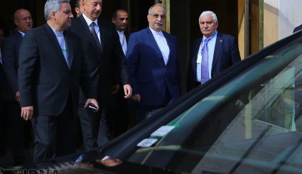 تصاویری از ورود رئیس جمهوری آذربایجان به تهران