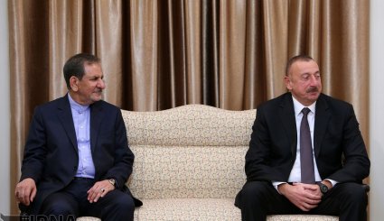 دیدار رئیس ‌‌جمهوری آذربایجان و هیات همراه با رهبر انقلاب + تصاویر