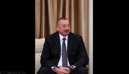 دیدار رئیس ‌‌جمهوری آذربایجان و هیات همراه با رهبر انقلاب + تصاویر