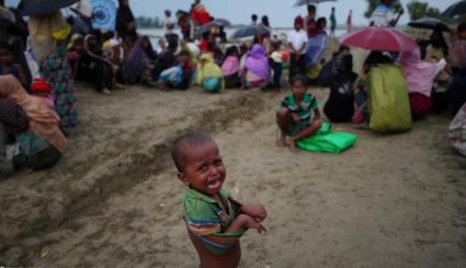 رنج باران برای آوارگان میانمار