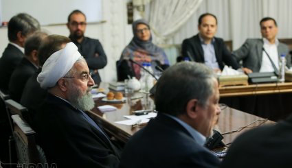 دیدار اعضای شورای شهر تهران با رئیس جمهوری