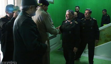 دیدار فرمانده ارتش پاکستان با فرمانده سپاه پاسداران
