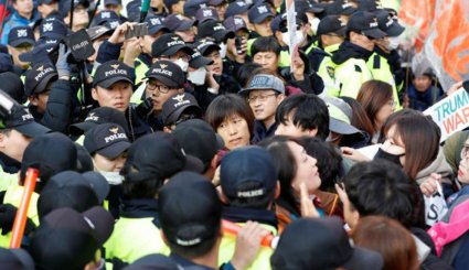 ورود ترامپ به کره‌جنوبی